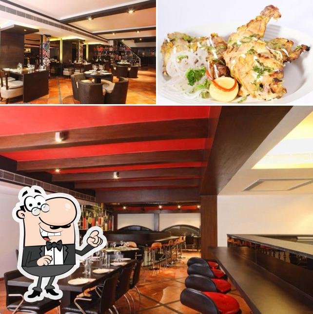 Among various things one can find interior and food at Double Decker