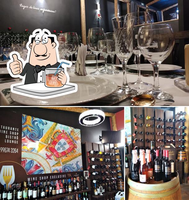 Entre diversos coisas, bebida e interior podem ser encontrados no Go Sabores Clube - Restaurante Português