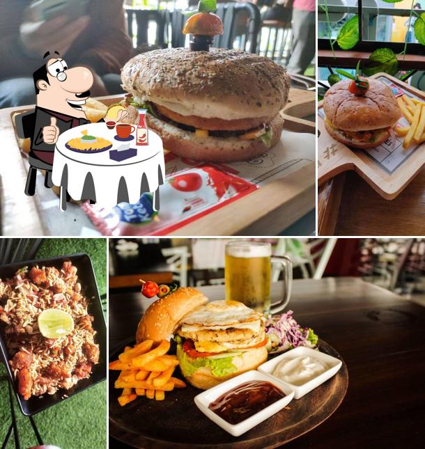 Order a burger at Chugg Gastro Bar