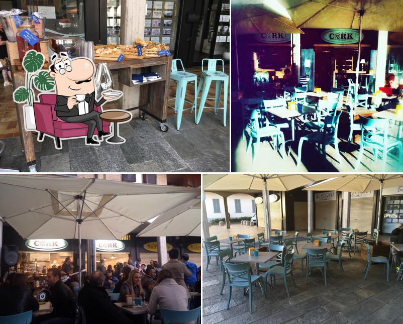 Dai un'occhiata agli interni di Cork coffee & more
