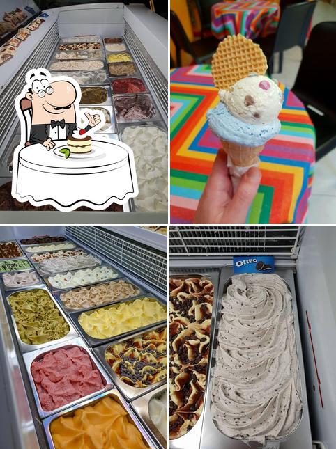 Bar Pizzeria Rosso 27 serve un'ampia selezione di dolci