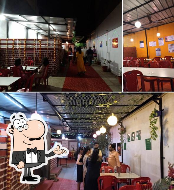 The interior of Cafe Nukkad, Karad