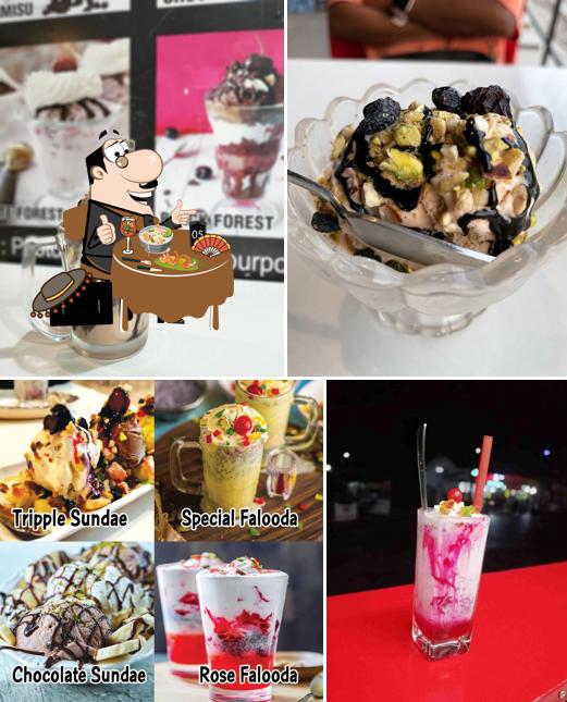 Food at Dream cream