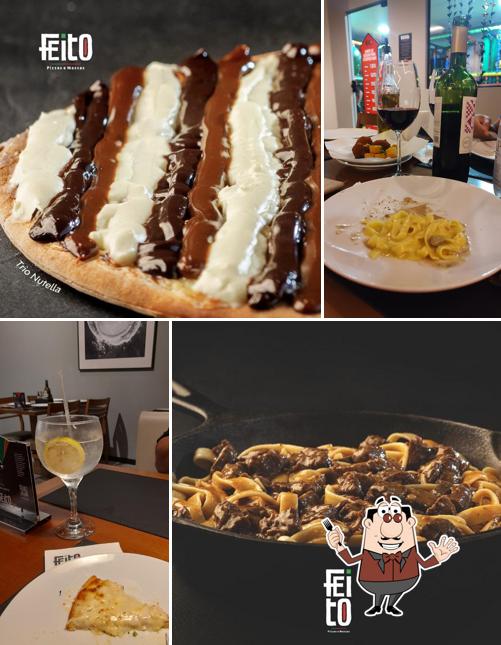 Platos en FEITO PIZZAS E MASSAS TRINDADE