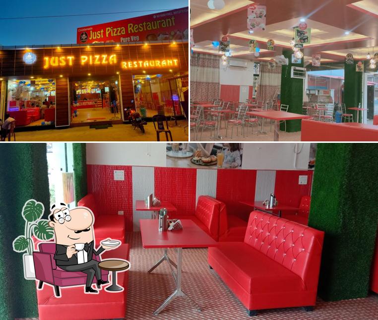 Check out how JUST PIZZA RESTURANT looks inside