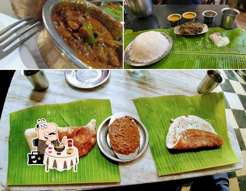 Meals at N V Naidu Hotel