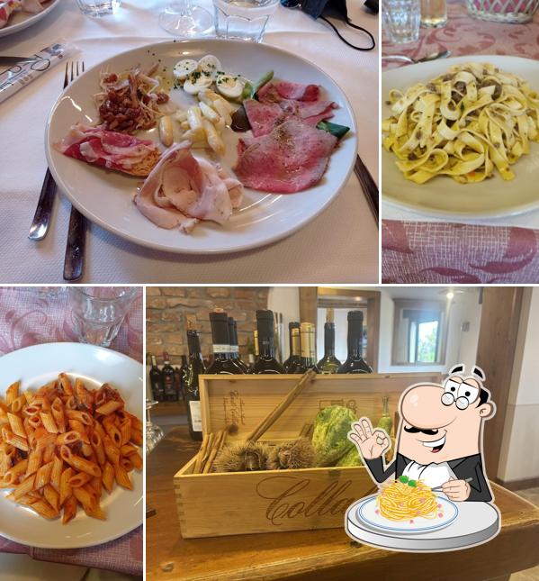 Spaghetti alla carbonara al Antica Osteria Boscalto