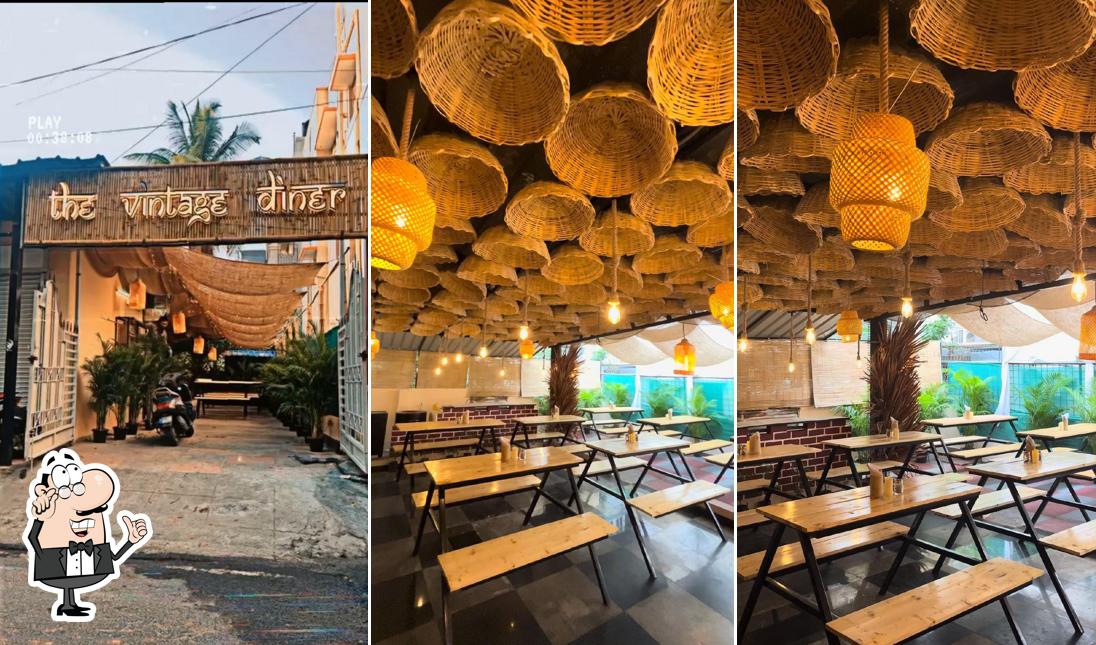Check out how The vintage diner looks inside
