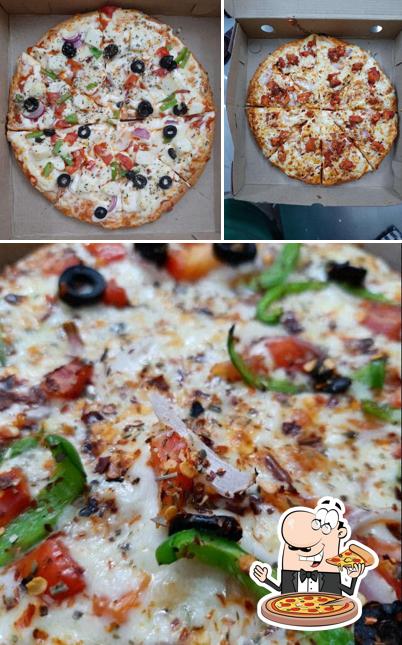 Order different types of pizza