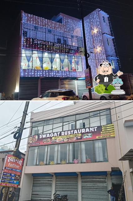The exterior of Swagat Restaurant
