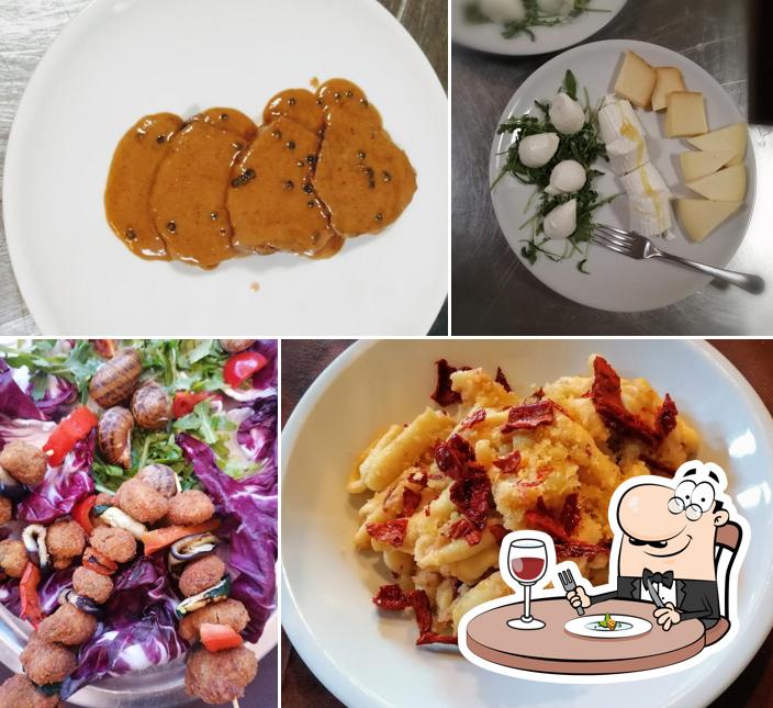 Cibo al Trattoria Al Vecchio Mulino