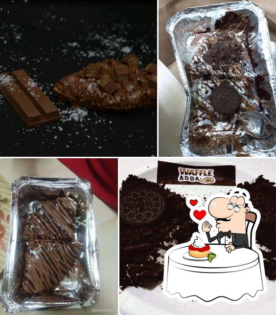 Don’t forget to try out a dessert at Waffle Adda