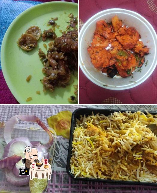 Food at Hyderabadi Biryani Hub