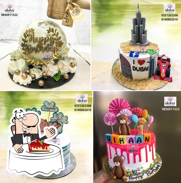 Aloha - The Cake Boutique serves a selection of sweet dishes