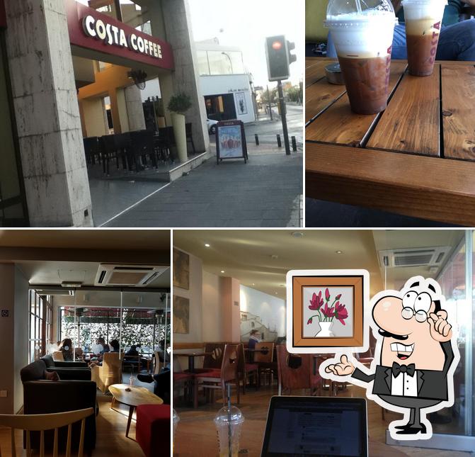 L'intérieur de Costa Coffee
