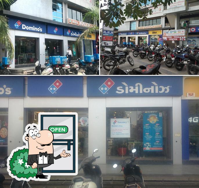 Check out how Domino's Pizza Katargam, Surat looks outside