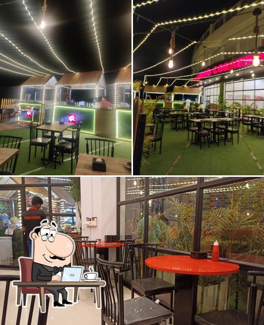 Check out how Food Corner looks inside
