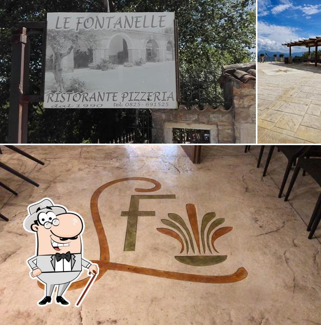 Puoi goderti l'aria fresca dal dehors di Le Fontanelle