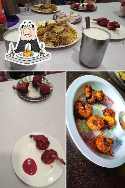 Food at Lucky Restaurant