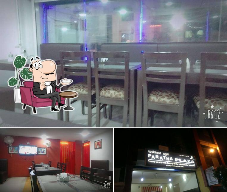 Check out how Paratha plaza looks inside