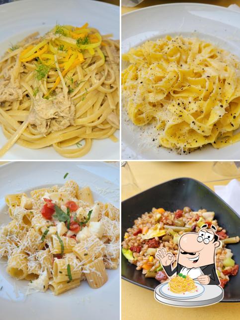 Spaghetti alla carbonara al Bar Migliorelli