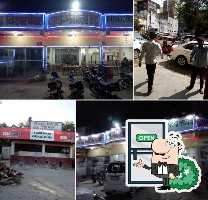 The exterior of BAUDH BIHAR VAISHALI DHABA AND RESTAURANT