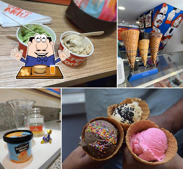 Gelato at Ice Cream Works Colaba