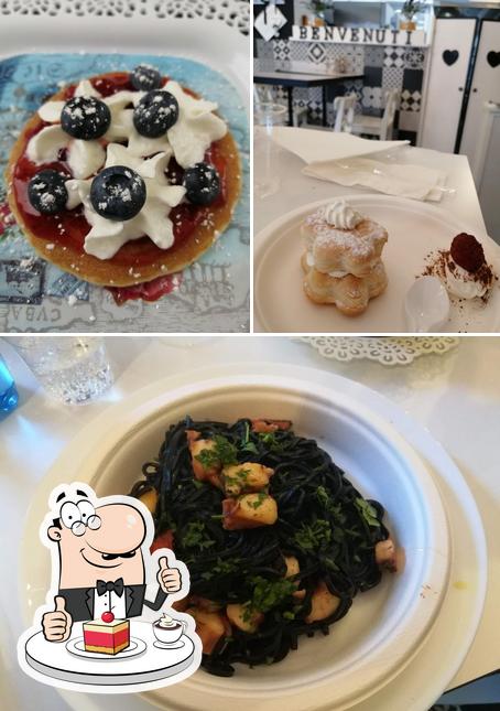 La Maison Dove La Pasta è di Casa serve un'ampia selezione di dolci