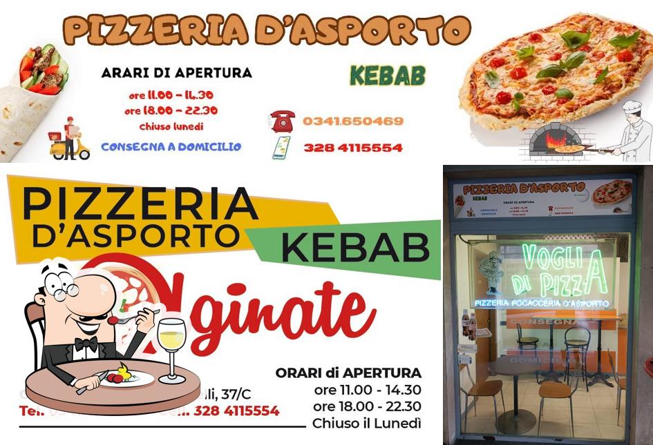 La foto della cibo e interni di Pizzeria Olginate El jouhari