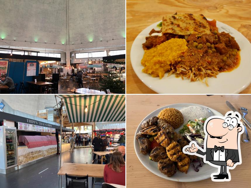 Gli interni di Markthalle Basel