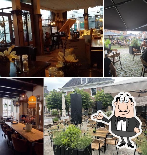 Installez-vous à l'une des tables de Restaurant Folkerts
