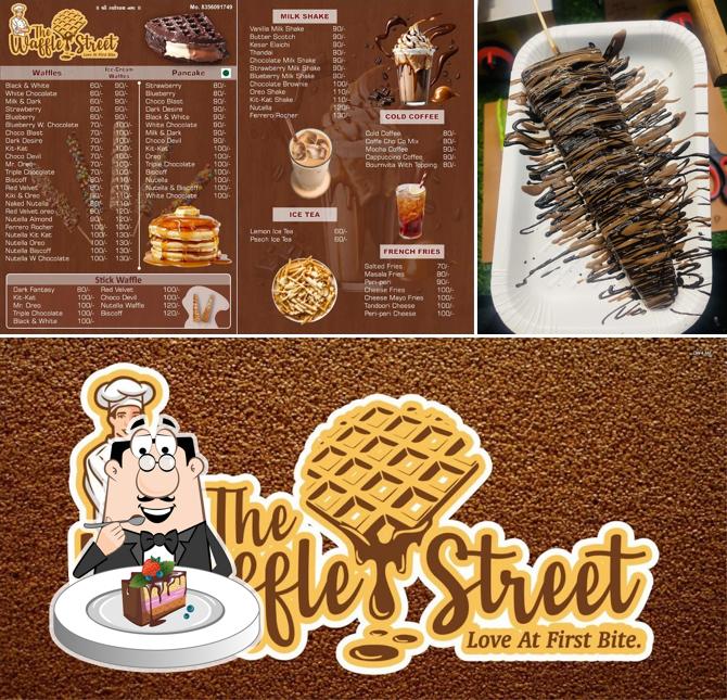 Chocolate cake at The Waffle Street