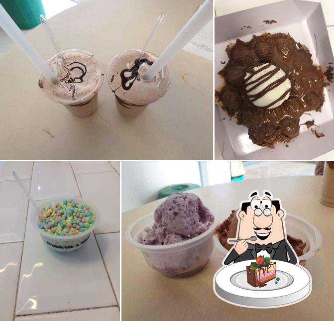 Chocolate cake at Cream & More