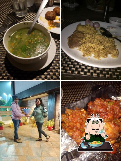 Food at Ginger Hideout Restaurant