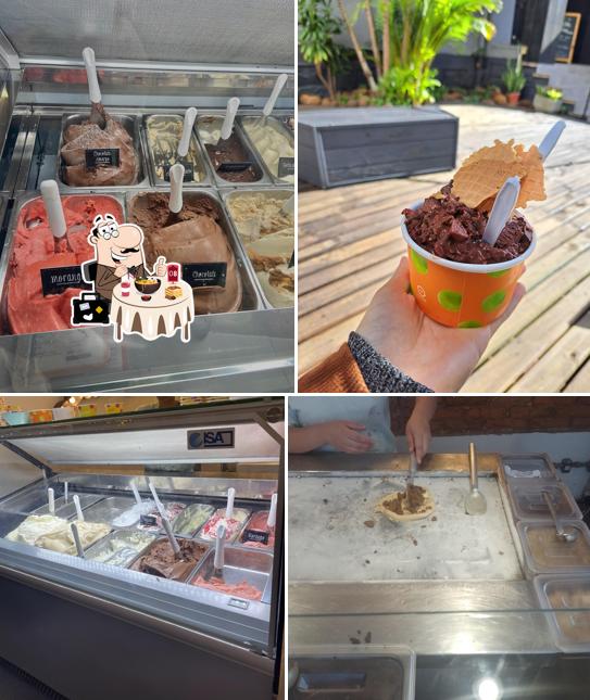 Comida em Just Cold Creamery Moinhos de Vento