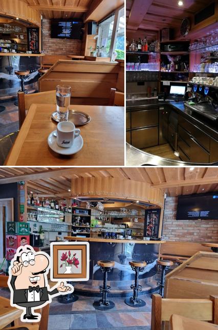 Questa è la immagine che presenta la interni e esterno di Kamin bar, catering services, Romana Novak s.p