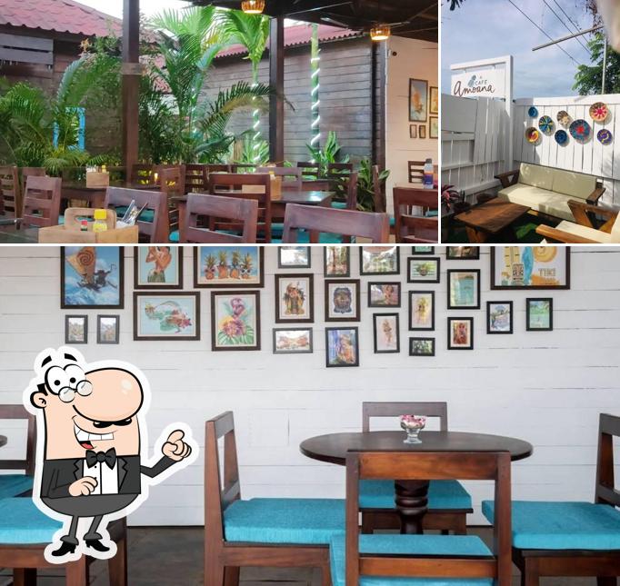 The interior of A Cafe Amoana