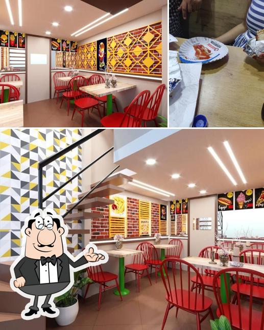 The interior of AL-BAIK FAST FOOD