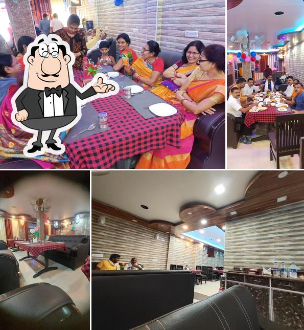 The interior of Aatithey Family Restaurant