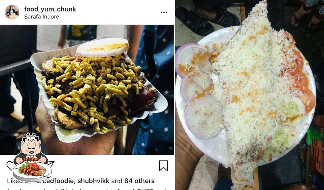 Food at Ajanta sandwich