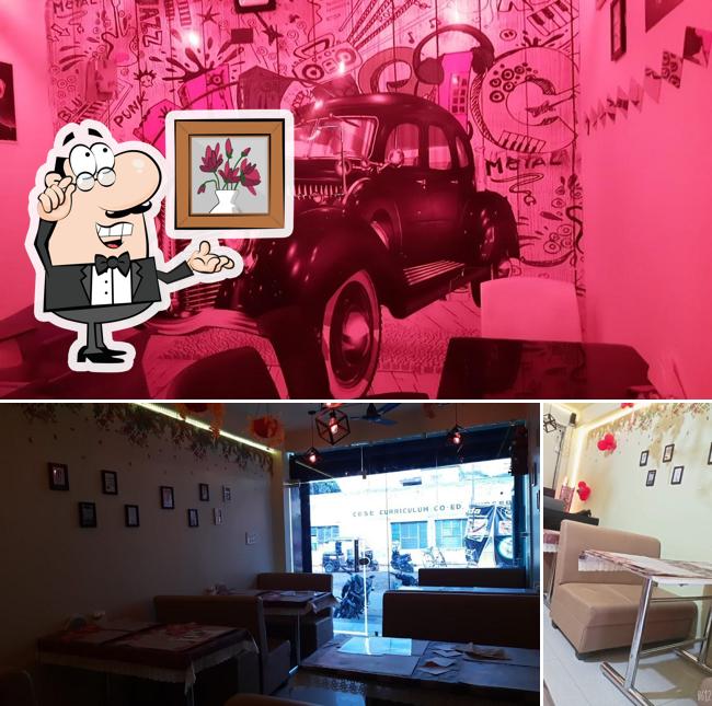 The interior of CAFE 777