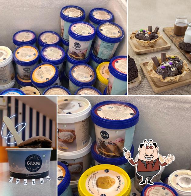Food at Giani IceCream and more