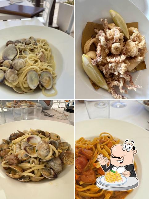 Spaghetti alla carbonara al Il Mediterraneo Beach Resort