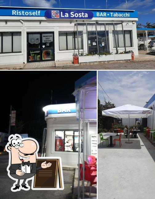 La esterno e interni del ristorante