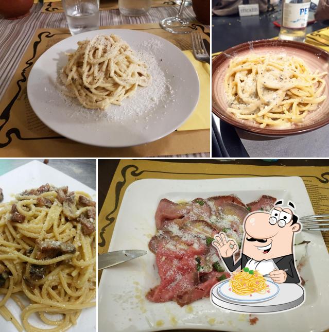 Spaghetti alla carbonara al Noantri a Chérp