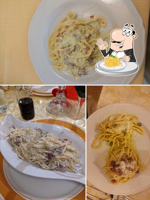 Spaghetti alla carbonara al Ristorante Ferraro