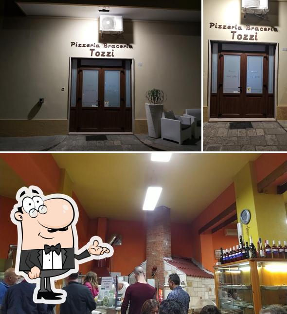 Gli interni di Tozzi Pizzeria Braceria