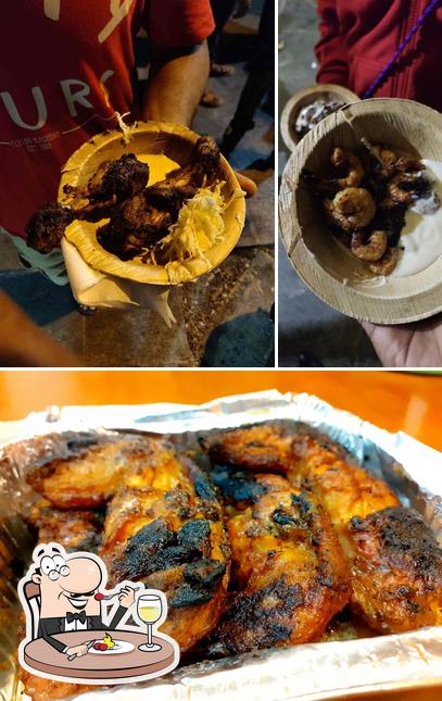 Food at BBQ Ride Puducherry
