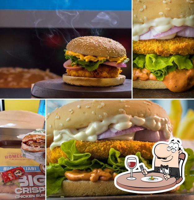 Food at Burger Singh