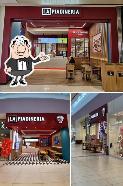 Gli interni di La Piadineria